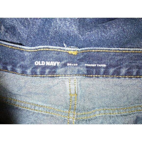 Men's Old Navy Straight Taper Jeans 36x30 Medium Wash measures 35x29 - Picture 7 of 9